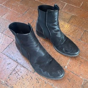 Kenneth Cole Loren Leather Calf Hair Boot 7